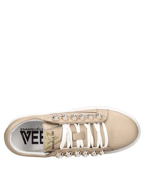 Sneakers in pelle EMANUELLE VEE | 441P-103-14-P003OBEIGE